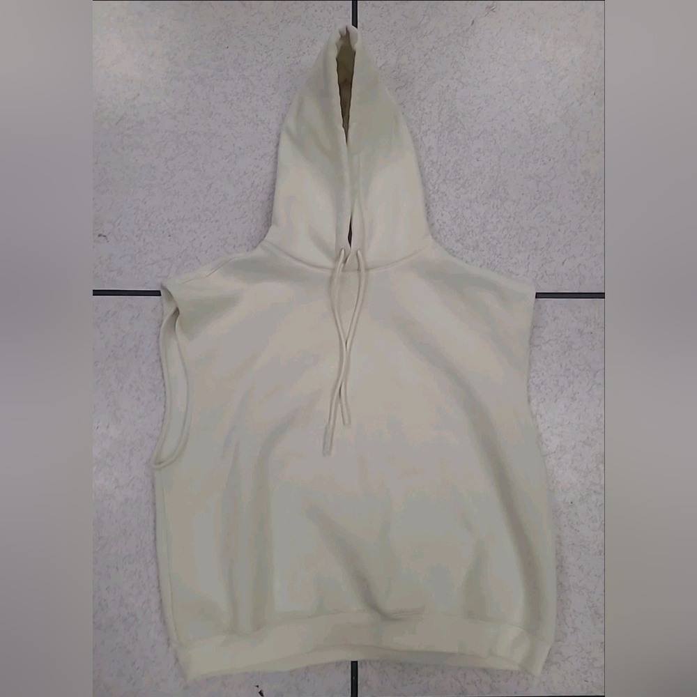 Sweaty Betty Women's Powerhouse Sleeveless Hoody Size: 12 Lily White XL